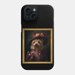 Sophisticated Dachshund-Norwich Terrier Mix (Framed) Phone Case