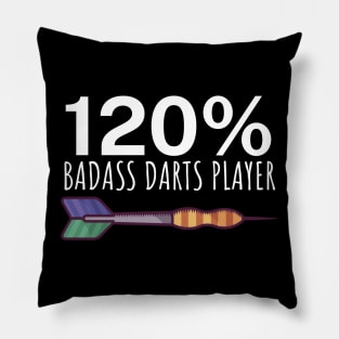 120 Badass Darts Player Pillow