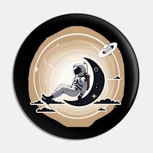 Astronaut Rolls - Cosmic Spaceman Adventure Pin