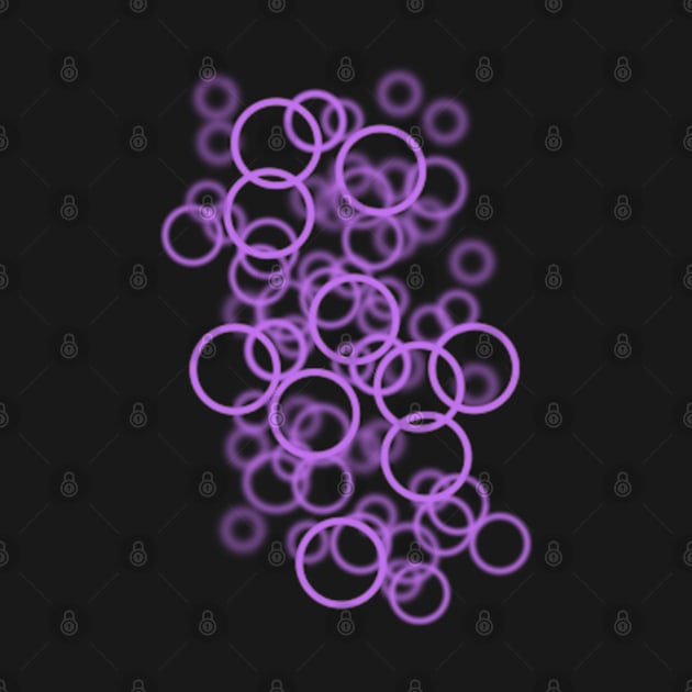 purple circle dot pattern on pink circle random pattern by bert englefield 