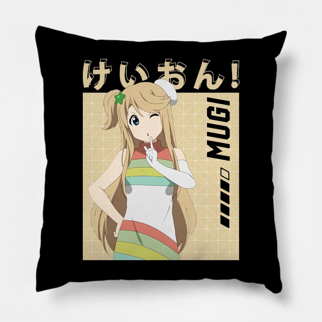 Azusa's Guitar Serenade K-On Strings of Talent Tee Pillow by NinaMcconnell