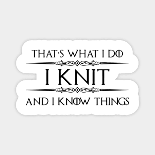 I Knit Magnet