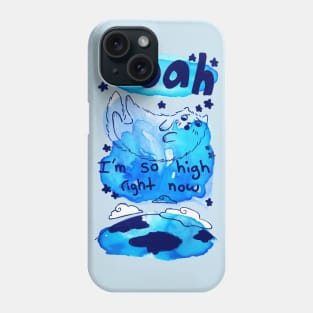 Cat - Woah I'm So High Phone Case