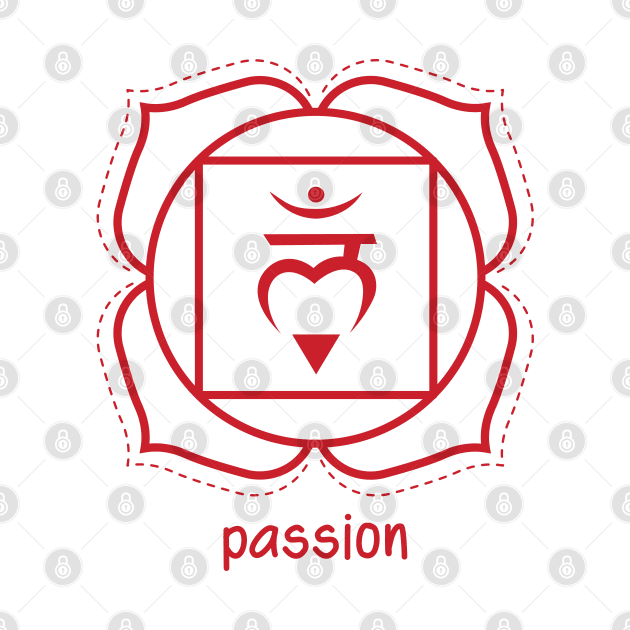 Chakra Racine - Passion by BlueZenStudio