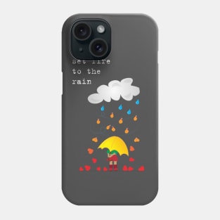 set fire to the rain Phone Case