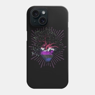 Genderfluid Heart Tree of Life Phone Case