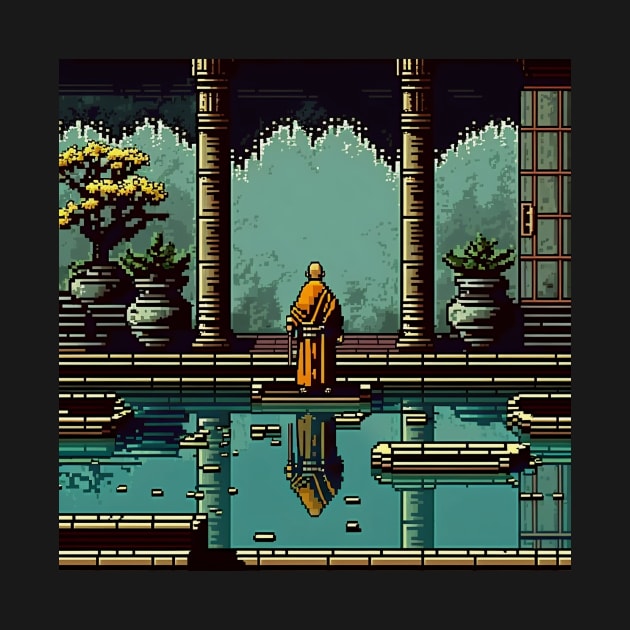 Pixel Monk by taoistviking