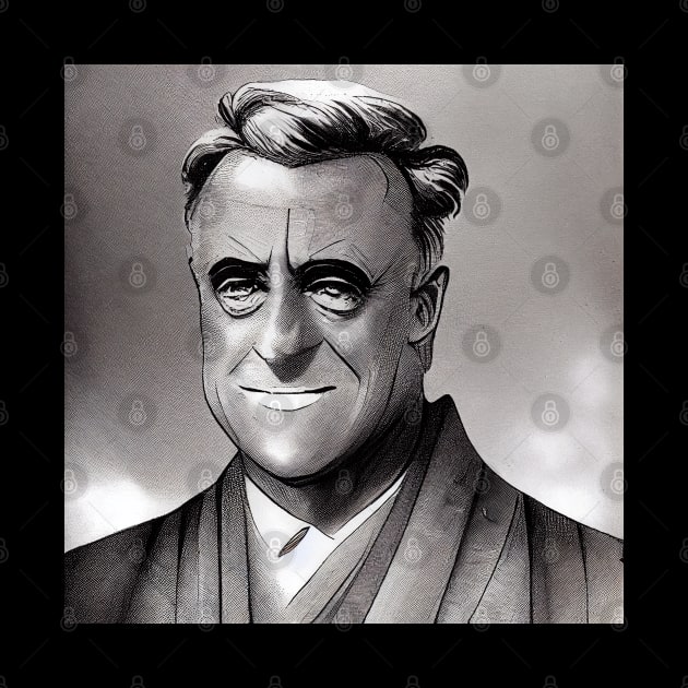 Franklin D. Roosevelt | Manga style by Classical