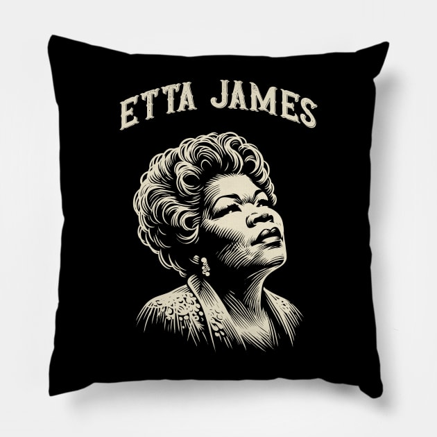 Etta James Pillow by Yopi