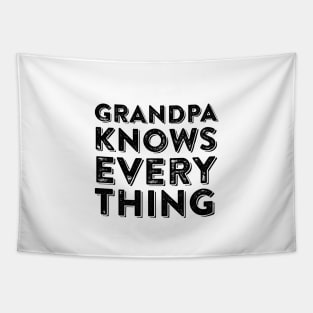 grandpa knows everything Tapestry