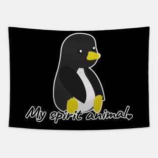 My spirit animal is a penguin Tapestry