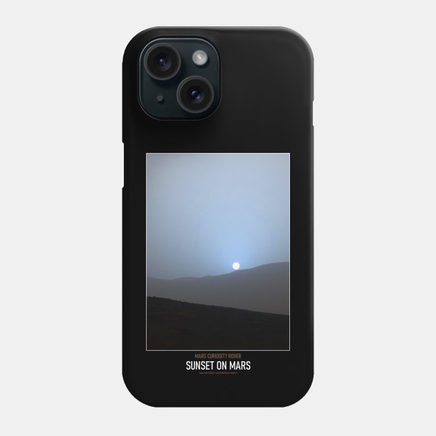 High Resolution Astronomy Sunset On Mars Phone Case by tiokvadrat