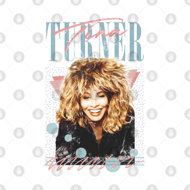 Tina Turner // 80s Style Retro Fan Art Design by DankFutura