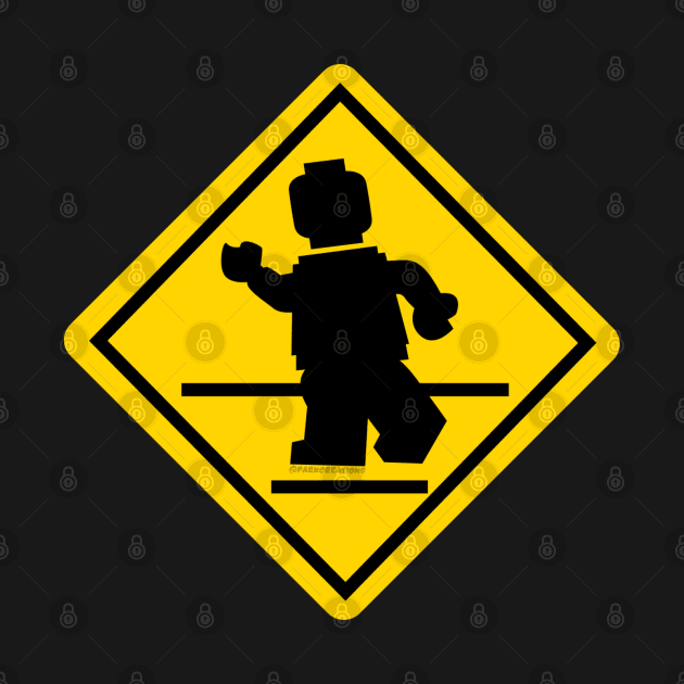 LEGO Crosswalk Sign by Parkcreations