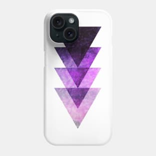 Purple triangle Phone Case