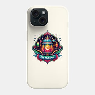 Arabesque Lantern: A Vibrant Illustration Phone Case