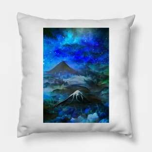 Night Landscape Pillow