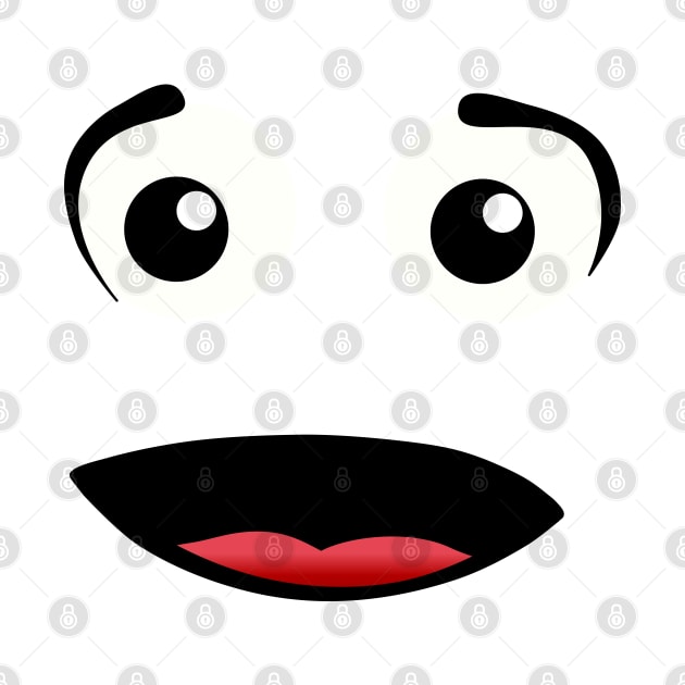 Emoji - scary face by Aurealis