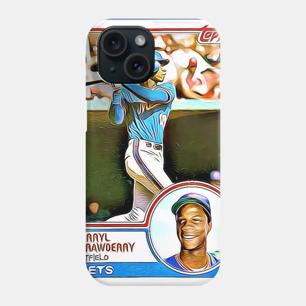 Darryl Strawberry: 1983 Flashback Champs Phone Case by flashbackchamps