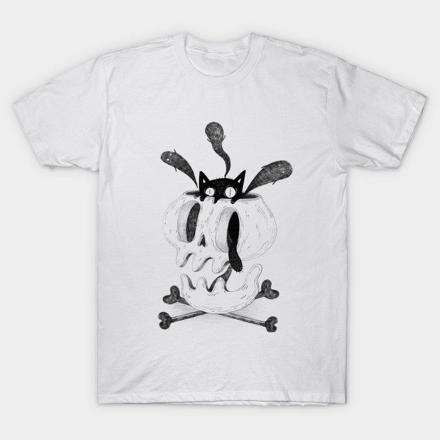 Cat Skull Skull T Shirt Teepublic