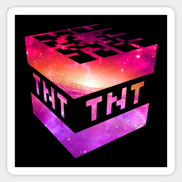Cosmos Tnt Minecraft Sticker Teepublic