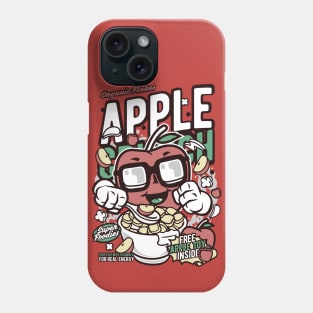 Retro Cereal Box Apple Crunch // Junk Food Nostalgia // Cereal Lover Phone Case