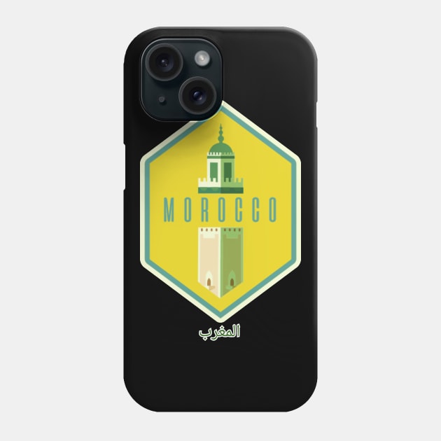 Morocco landmark design Phone Case by Travellers