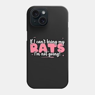 If I Can't Bring My Rats I'm Not Going - Cute Rat Lover design Phone Case