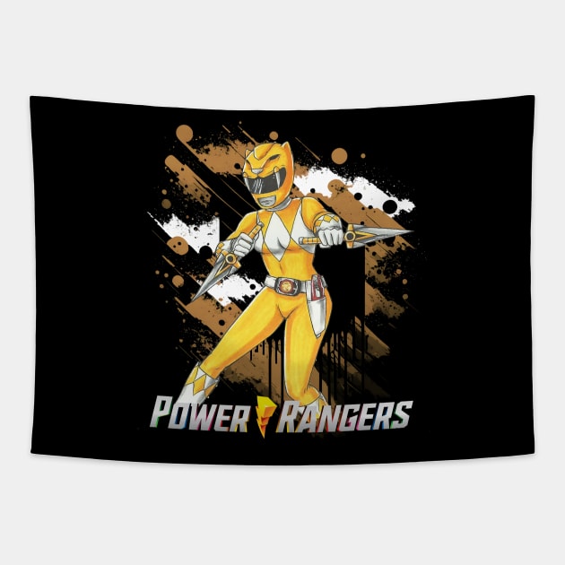 Power Rangers Rpm Racing Against Post Apocalyptic Threats Tapestry by RonaldEpperlyPrice