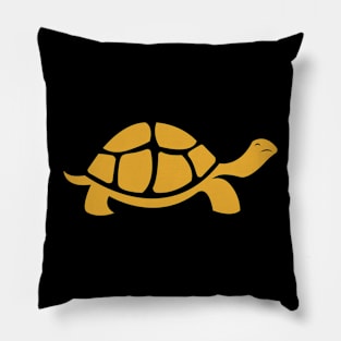 Yellow Turtle Pillow