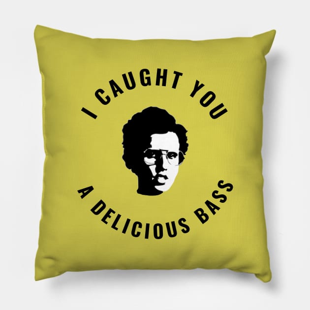 I caught you a delicious bass Pillow by BodinStreet