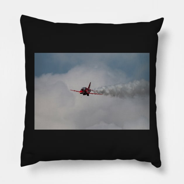 Red Arrows Pillow by aviationart
