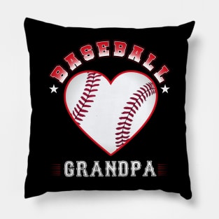 Grandpa Baseball Team Family Matching Gifts Funny Sports Lover Player Pillow