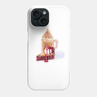 Latte and Cake Phone Case