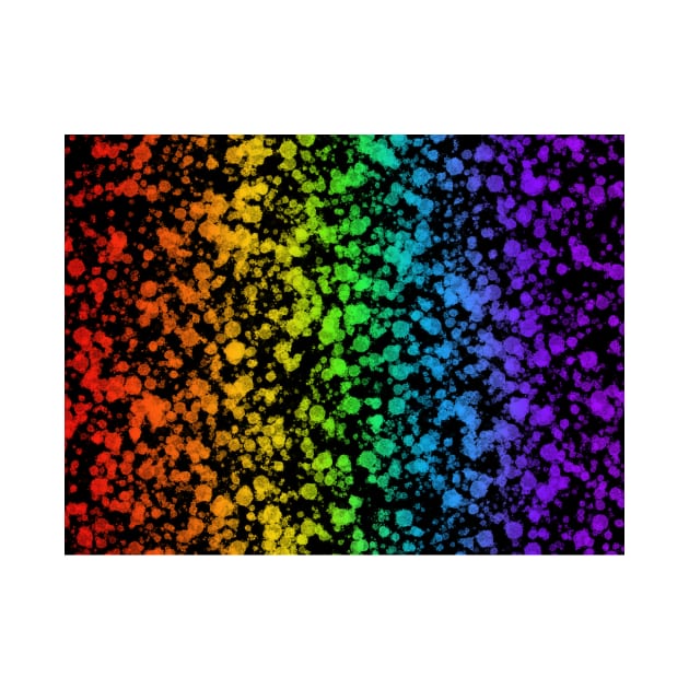 Rainbow splatter black by tothemoons