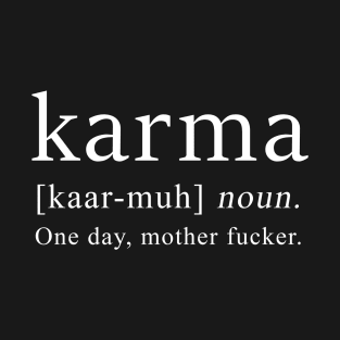 Karma Retro Meaning T-Shirt