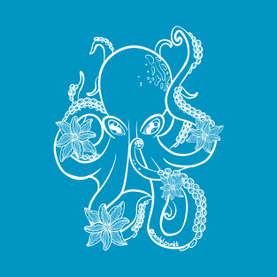 Octopus and Flowers T-Shirt