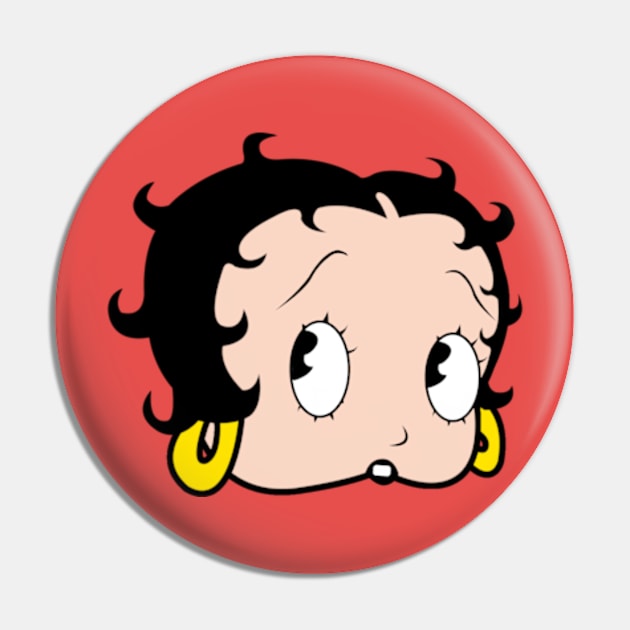 Betty Boop Face Pin by LuisP96