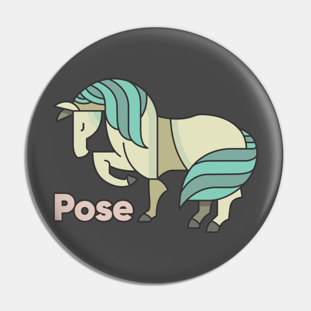 Pony Pose Pin by StupidHead