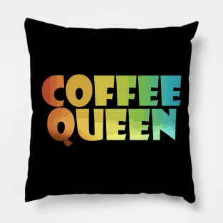 Coffee with Rainbow Pillow