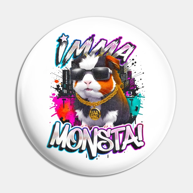 Imma Monsta! HAMSTER | Whitee | by Asarteon Pin by Asarteon