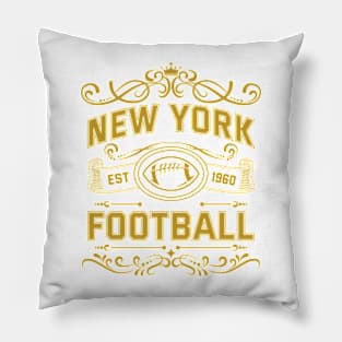 Vintage Ny Jets Football Pillow