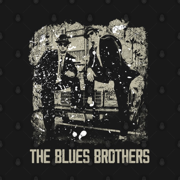 On a Mission Brothers T-Shirt - Reviving the Rhythm and Blues by Black Demon Bear