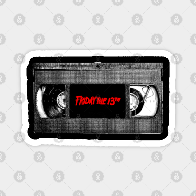 Friday The 13th Vhs Tape Friday The 13th Magnet Teepublic 8889