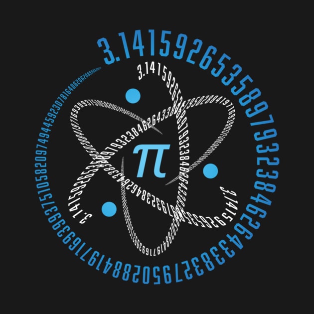 Pi Day Spiral Pi Math Number Symbol 3.14 by johnii1422