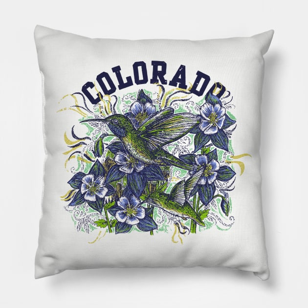 colorado Pillow by inkzella