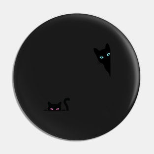 Pet kitten- black Cat lover Pin