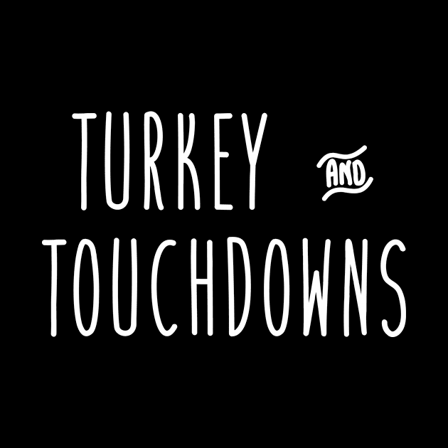 Turkey and Touchdowns by zubiacreative