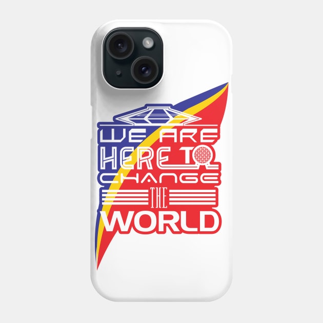 Captain EO - Change the World Phone Case by tonysimonetta