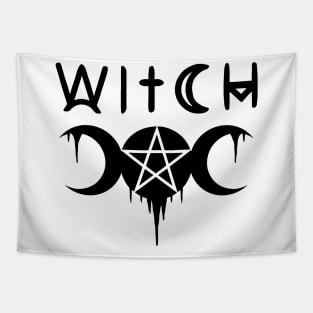 WICCA, WITCHY, WITCHCRAFT,  THE TRIPLE MOON Tapestry